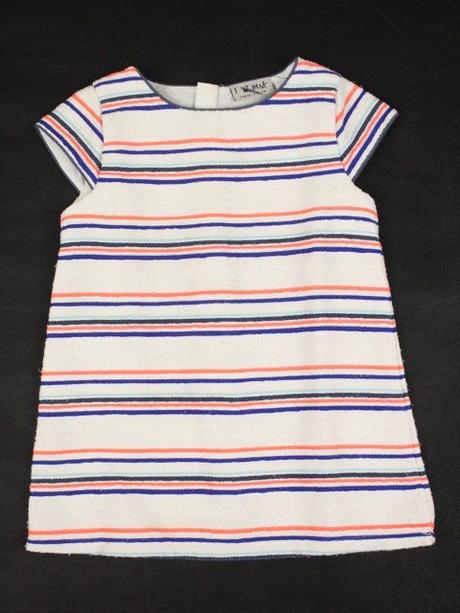 -štrukturované prúžkované šaty next veľ. 4 r. a, next,104