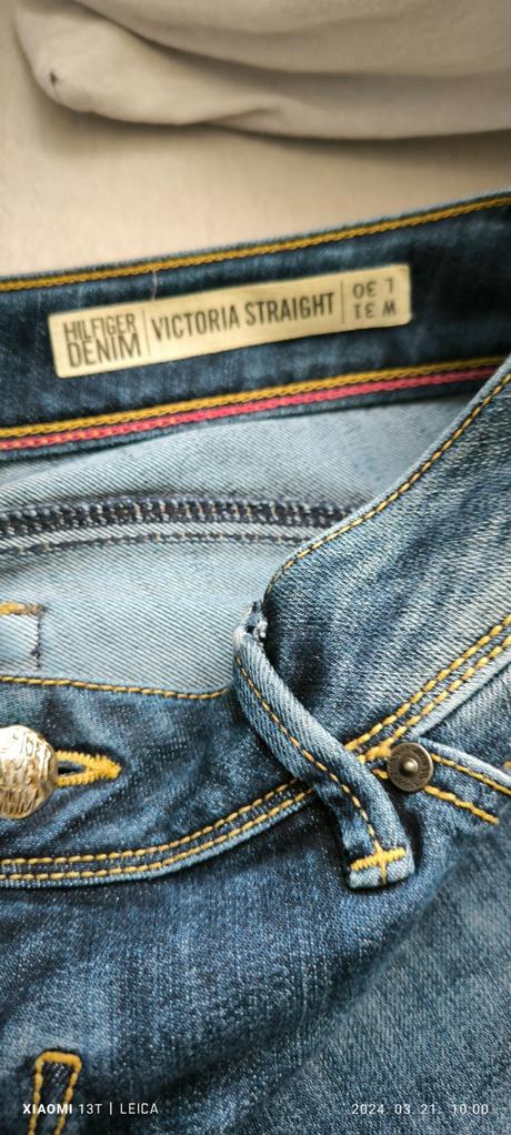 Riflové nohavice tommy hilfiger, tommy hilfiger,l