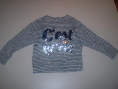 Pulovrík otáčací nápis, 140