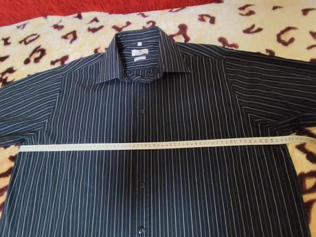 Pánska pásikavá košeľa, veľ.43, stav ako na fotke, 43