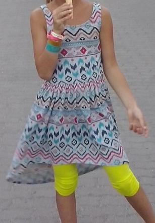 Úpletové šatočky 134/140, 134