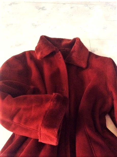 Syntetický teplý 3/4 kožuštek, xl