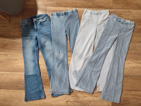 Dievčenské nohavice, h&m,128