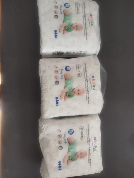 Akuku jednorázové hygienické podložky baby soft 40,
