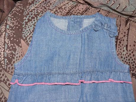 Tenké riflové šatičky, f&f,80