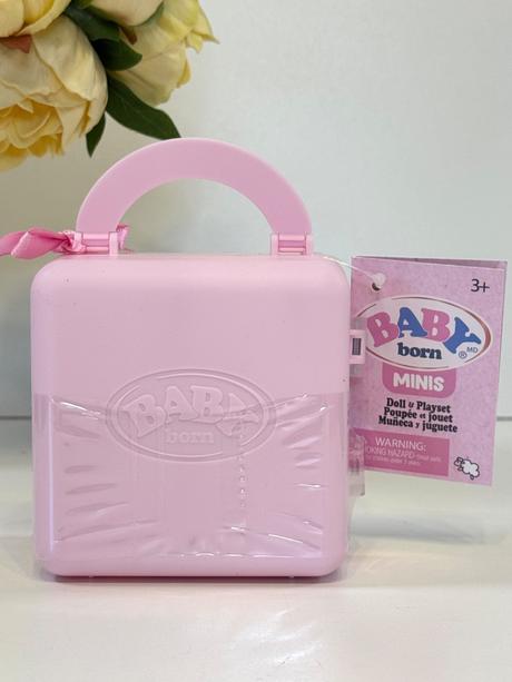 Baby born minis bábika s kočík a zvierací kamarát, 