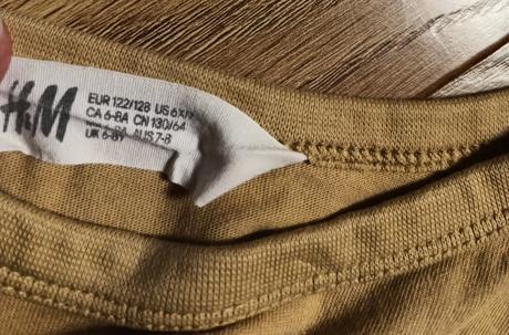 Tričko jazvečík 6-8 rokov, h&m,128