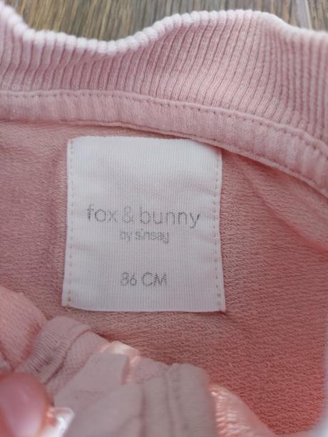 Mikina veľ. 86, fox & bunny,86