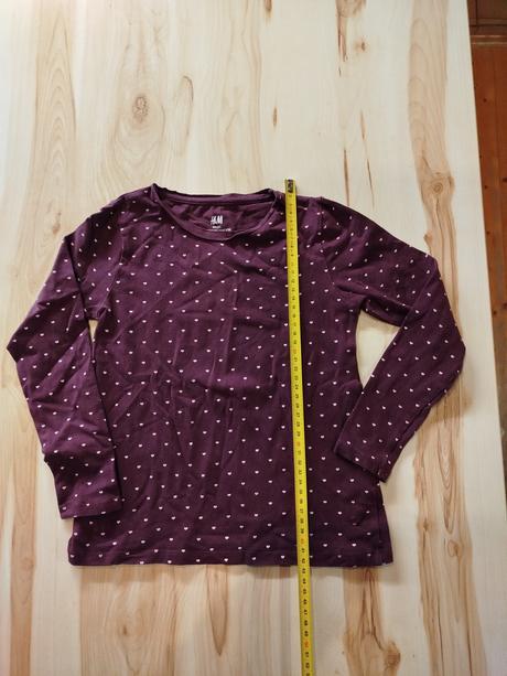 Tričko so srdiečkami, h&m,122