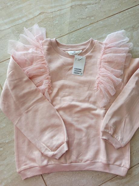 Krásna mikina, h&m,134 / 140