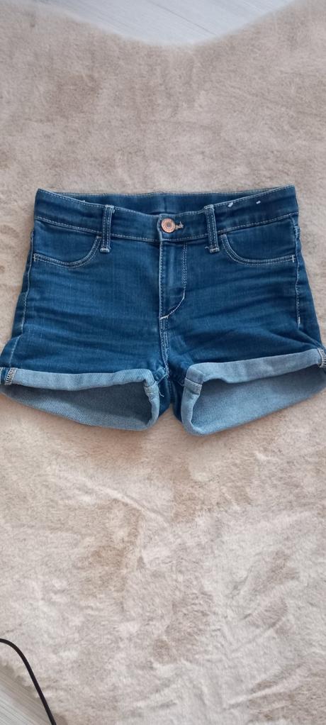 Riflové kraťasy, h&m,128