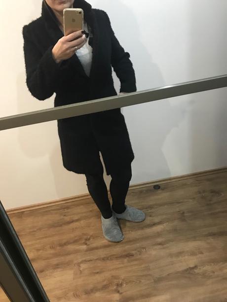 Zimný vlnený kabat h&m, h&m,m