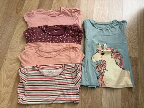 Trička 5ks, c&a,128