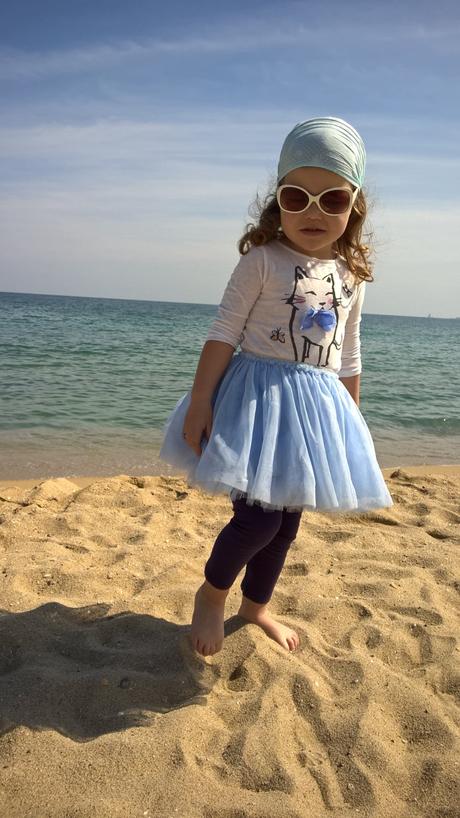 Tylova suknicka zara 92 hneda modra, next,92