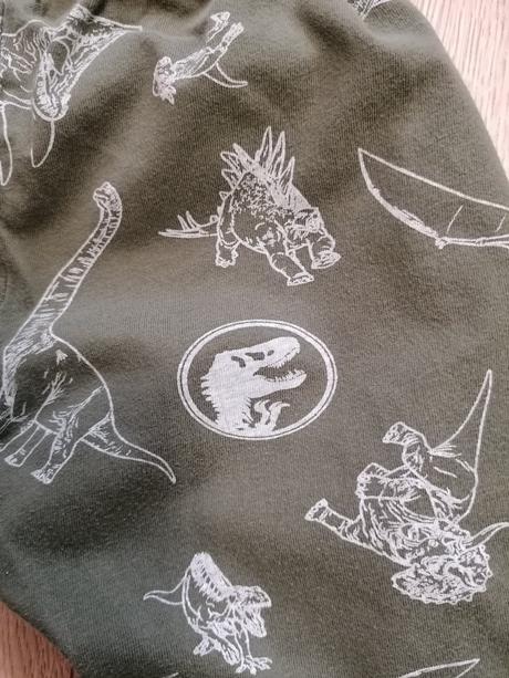 Pyžamo dinosaury, h&m,110