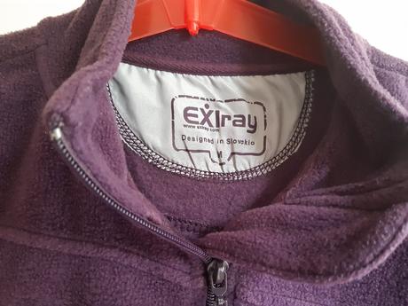 Fialová mikina, exiray,m