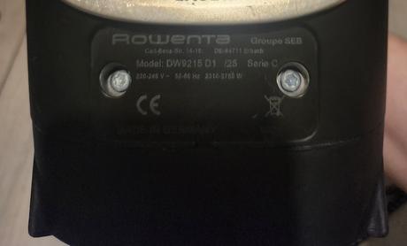 Naparovacia žehlička rowenta model dw9215d,2750w, rowenta