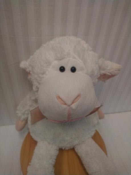 Plyšová biela ovečka, matalan, 59 cm, 