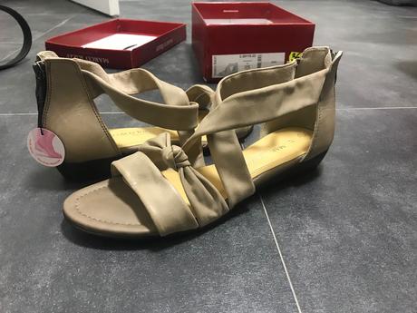 Letné koženné sandále, marco tozzi,41