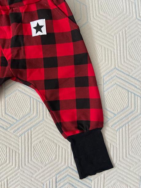 Karované nohavice veľ.80, little star,80