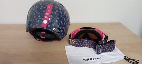 Lyžiarska prilba+ okuliare roxy, roxy