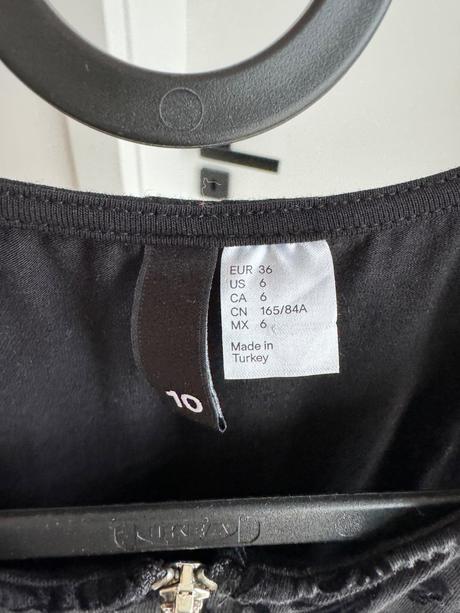 Čierne šaty h&m, h&m,s