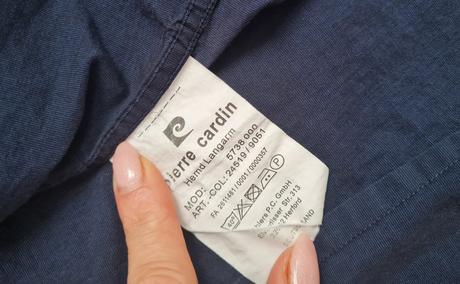 Tmavo-modrá košeľa, pierre cardin,m