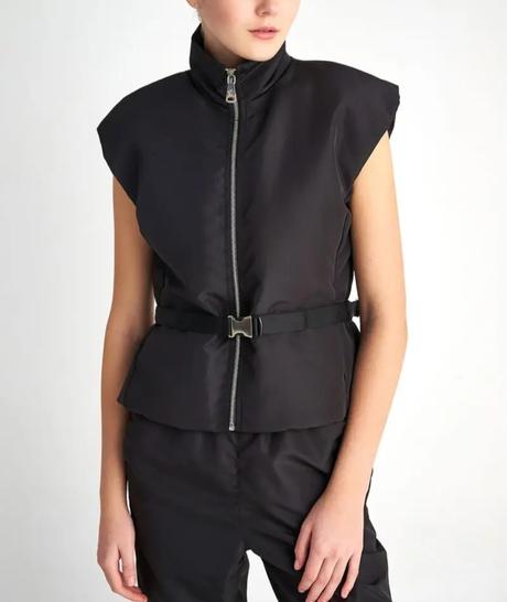 Čierna vesta sugarfree, m