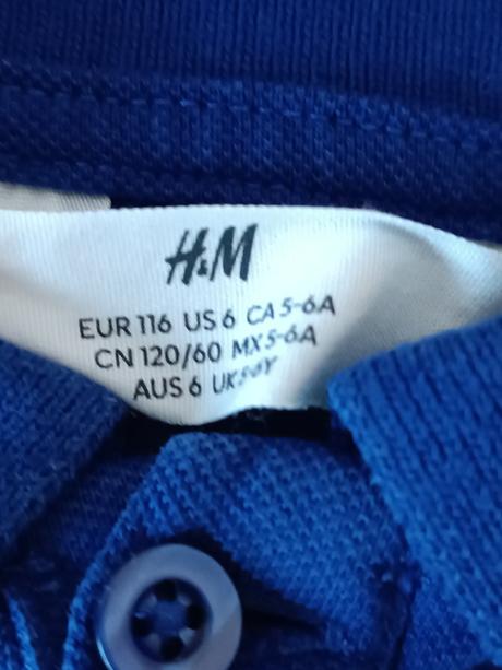 Tričko s krátkym rukávom, h&m,116