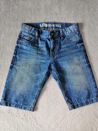 Chlapčenské rifľové kraťasy, 140