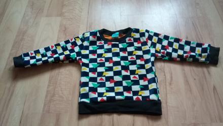 Teplá farebná mikinka 86/92, 92