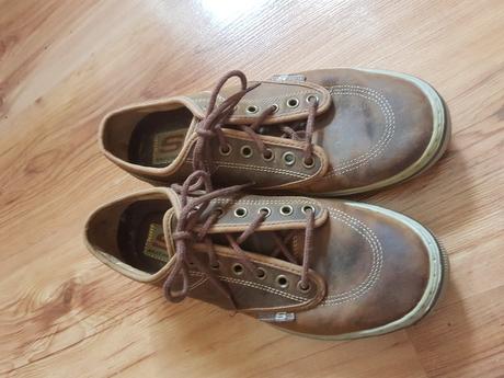 Kožené topánky/tenisky zn.skechers, skechers,41