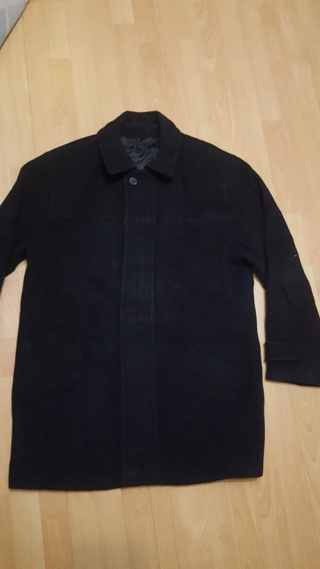 Pánsky čierny kabát, xl
