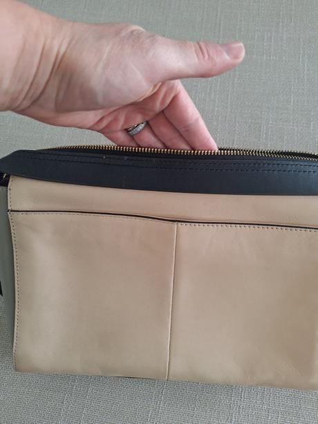 Kožená kabelka dkny, dkny