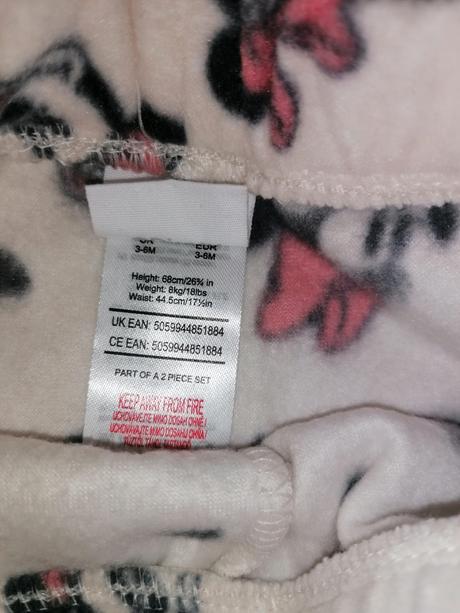 Flisova súprava minnie, disney,68