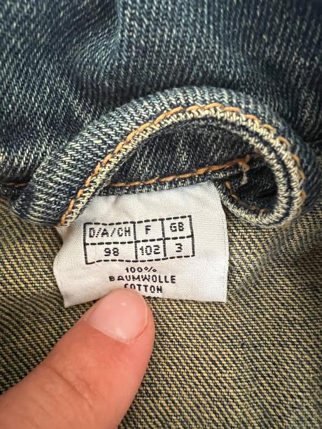 Riflova bunda dzinsove sako denim jeans, 98