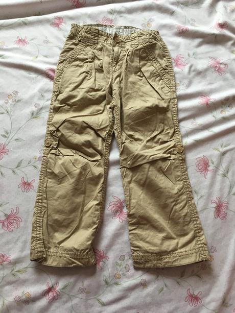 Letné chino štýlové nohavice, h&m,98