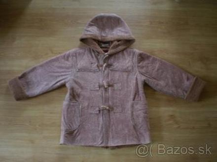 Kabátik kožušinový veľkosť 5/6, 116