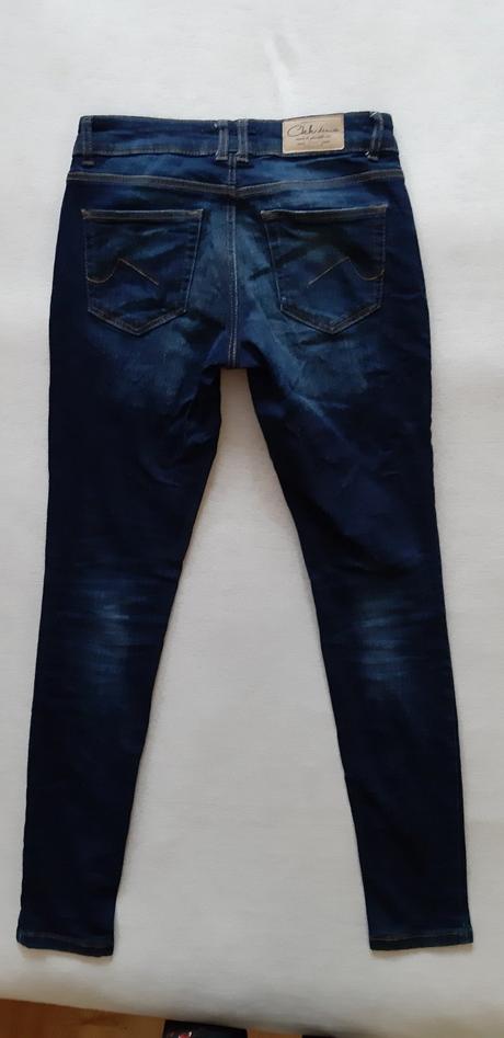 Elastické skinny rifle, c&a,34