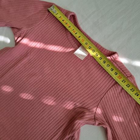 Vrúbkovaná (rebrovaná) tunika h&m 86, h&m,86