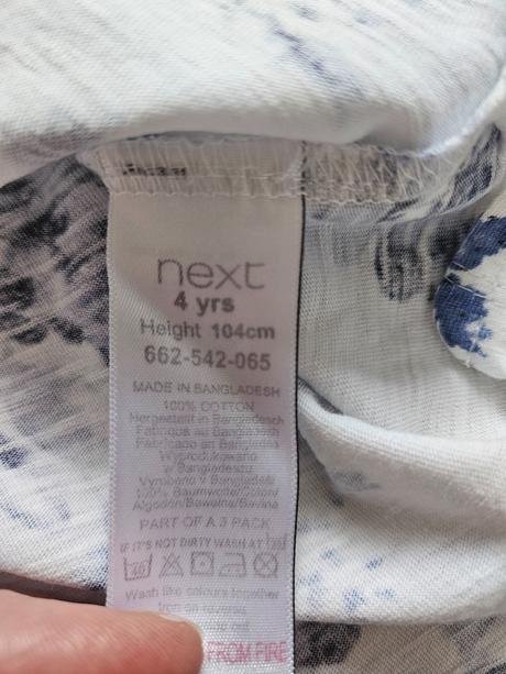 Tričká 3ks, next,104