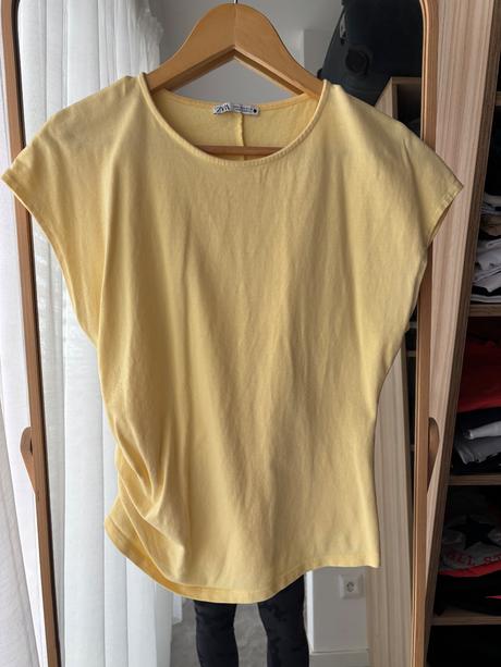 Žlté tričko, zara,m