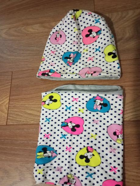 Set- obojstranná čiapka aj nákrčník, 116