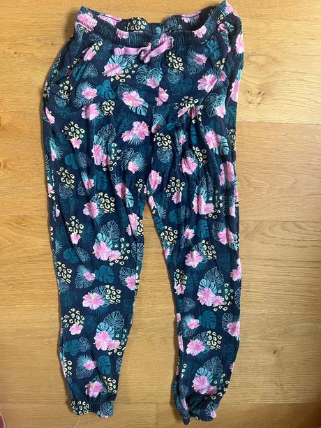 Dievcenske tenke bavlnene nohavice, pepperts,146