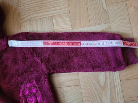 Fleesová bundička a zateplený sveter veľ.86, 86–98