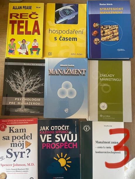 Manažérske / sebarozvojové knihy, 