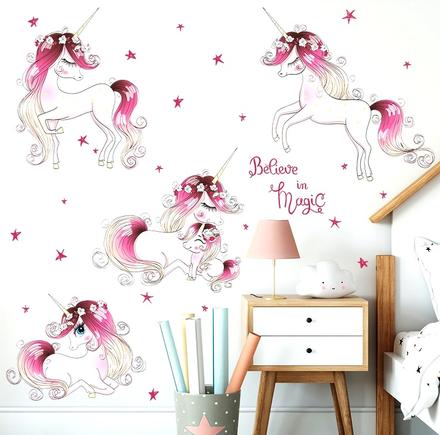 Nálepka na stenu - believe in magic, 