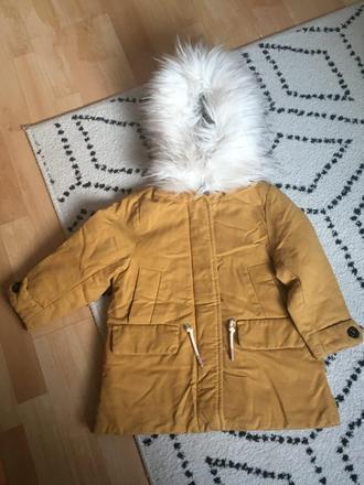 Dievčenský kabát, zara,110