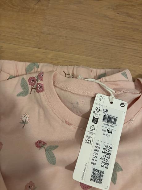 Lindex pyzamo maliny 104, lindex,104