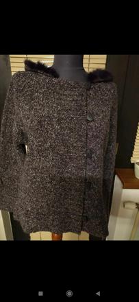 Svetrík s kapucňou, m